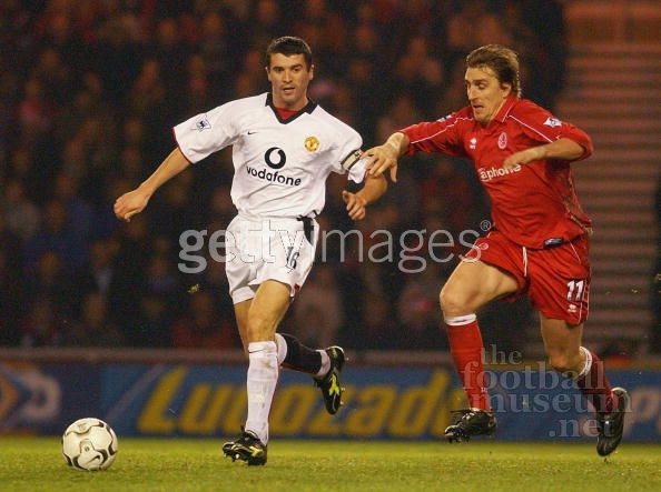 Roy Keane Manchester United Match Worn Shirt.