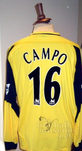Ivan Campo  Match Worn Bolton Shirt