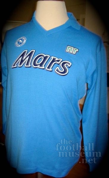 Diego Maradona  Match Worn Napoli Shirt