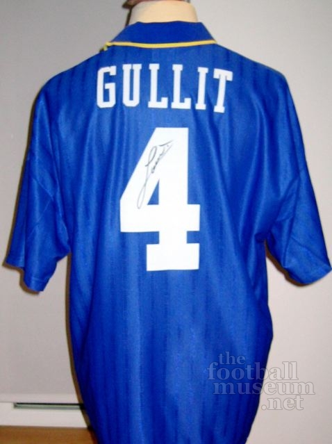 Ruud Gullit Chelsea Match Worn Shirt.